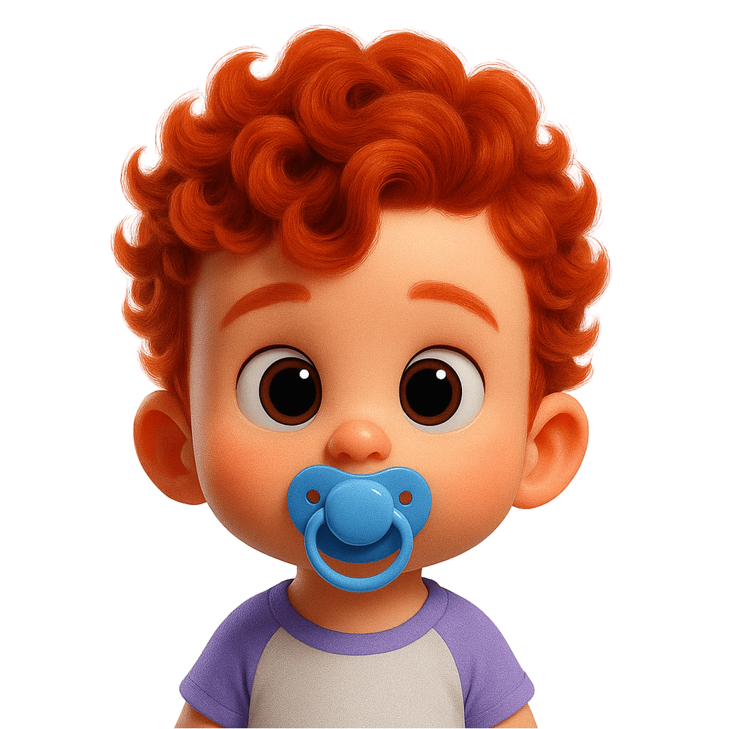 Baby hair color predictor logo